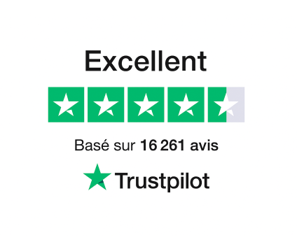 Image of the sumeria Trustpilot rating.