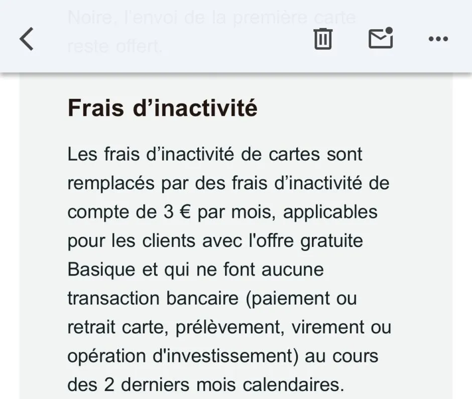 Réponse à certains articles et commentaires liés à l’annonce de nouveaux frais d’inactivité Sumeria